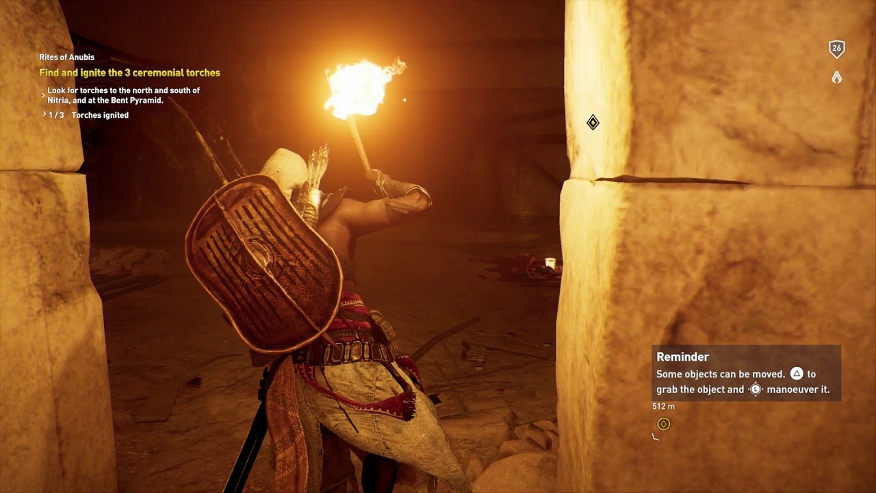 assassin's creed origins ignite 3 torches