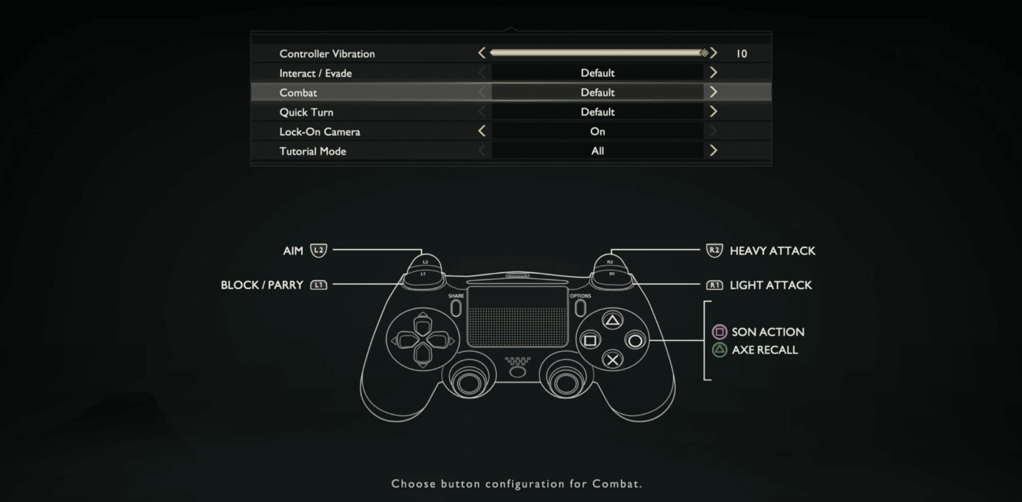 God of War - Default Settings: Gameplay, Controller Layouts Combat ...