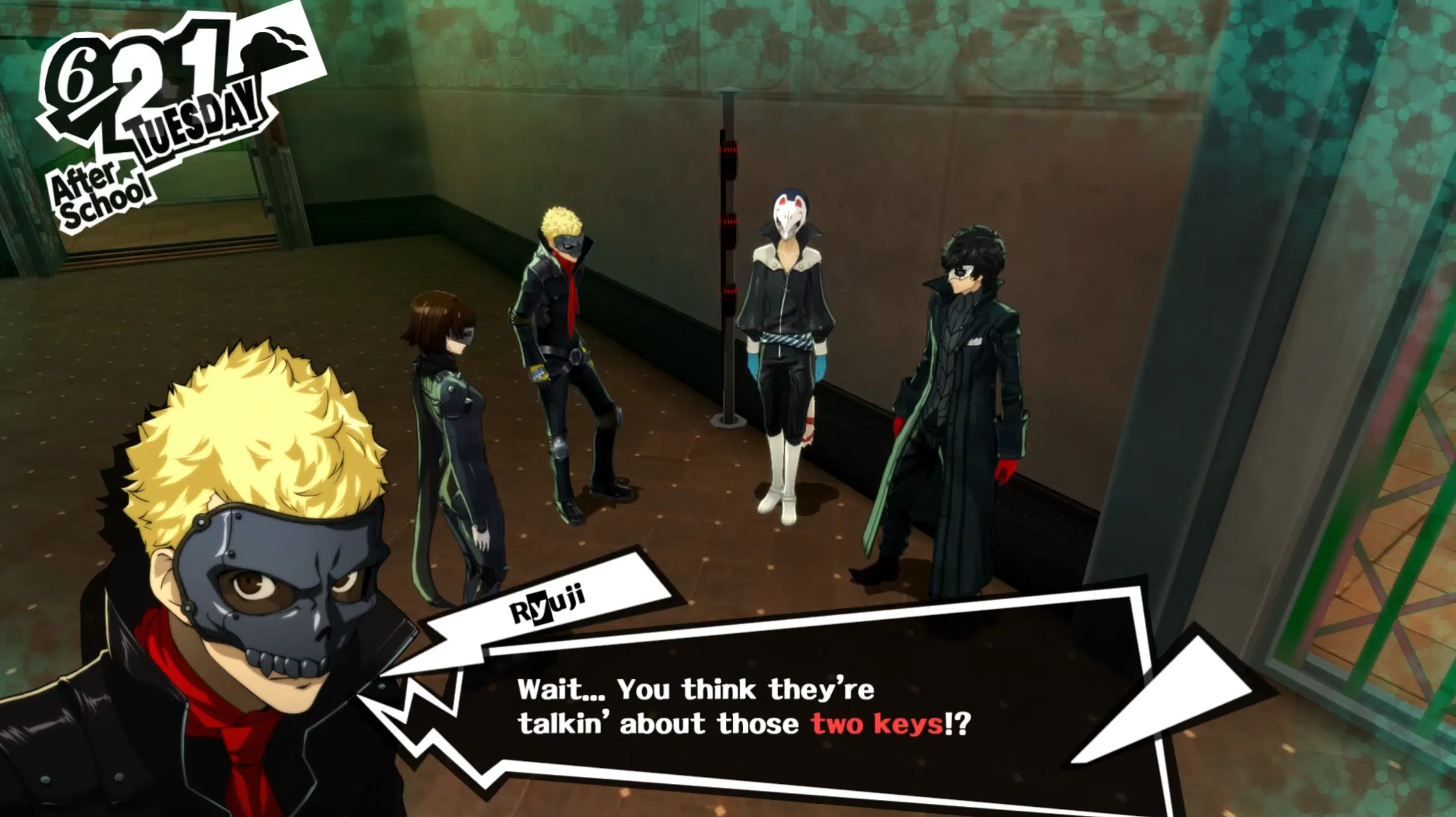 Persona 5 621 Kaneshiro's Palace Locate Basement Control Room