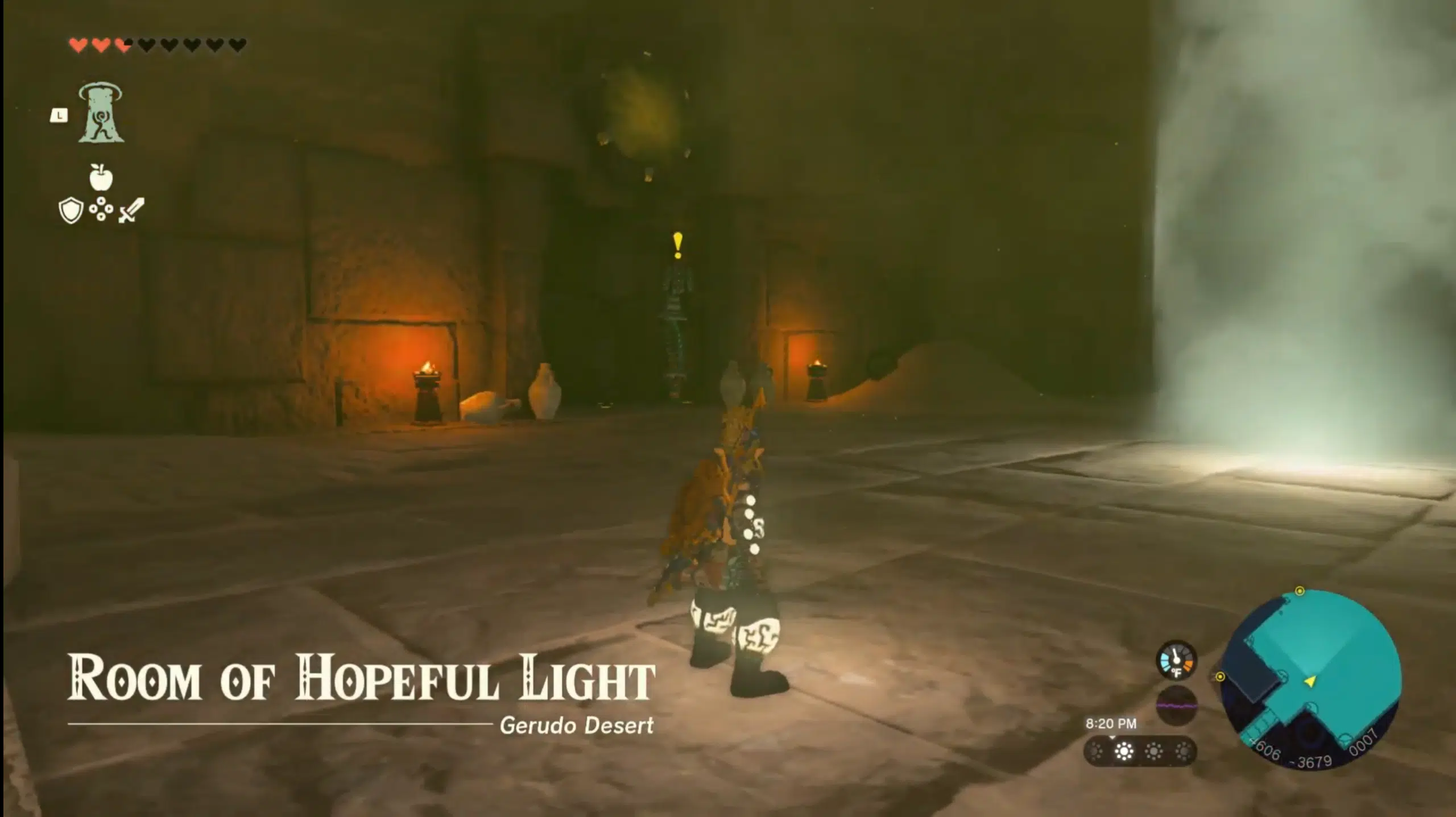 The Legend of Zelda Tears of the Kingdom Lightning Temple Room of