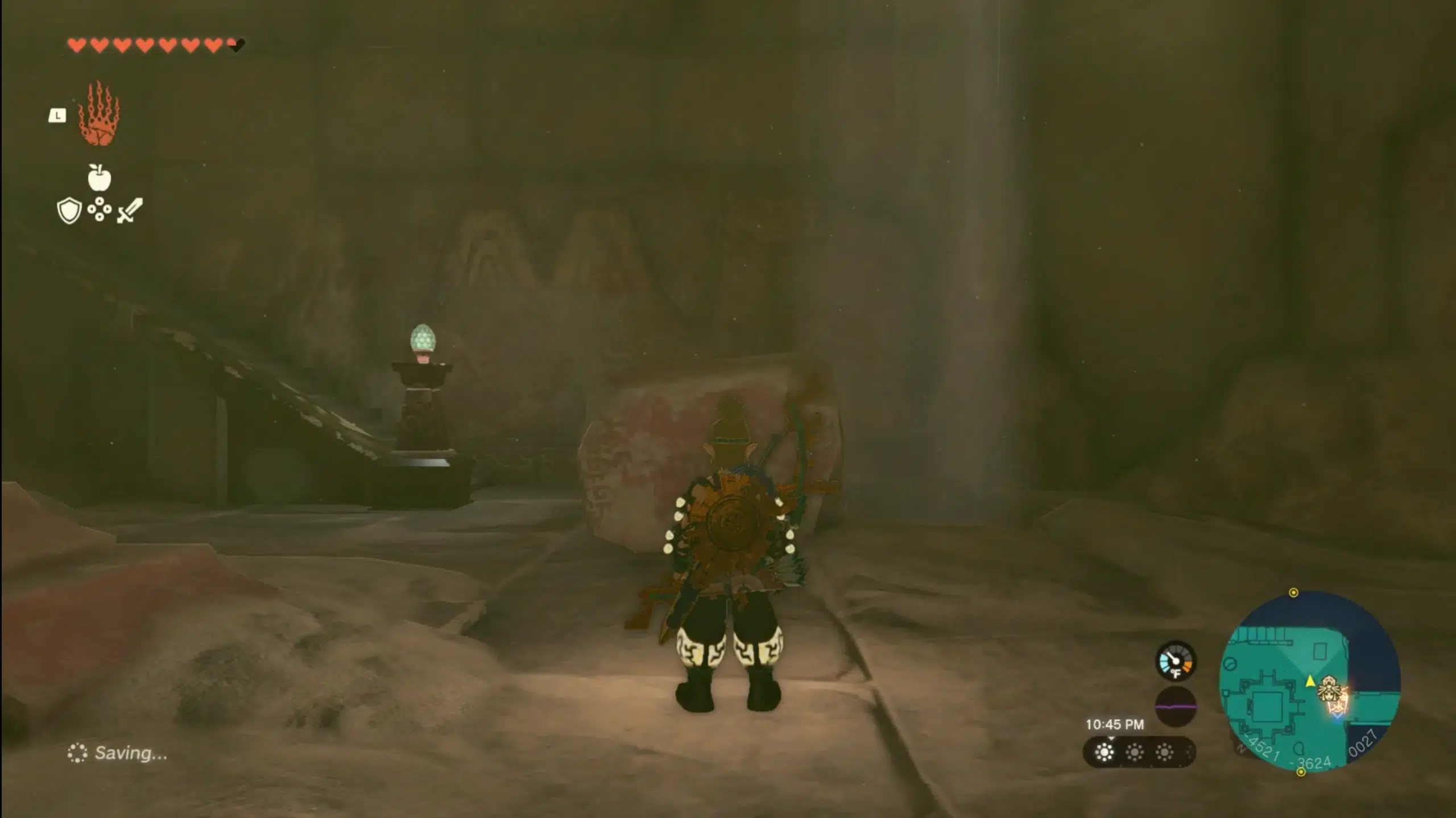 The Legend of Zelda Tears of the Kingdom Lightning Temple Charge 2F Battery Light Mirror