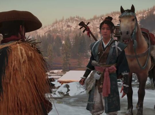 Ghost of Yotei – Blood On The Snow: Speak To Oyuki “Don’t Get Excited” Cutscene | Spyglass Gameplay