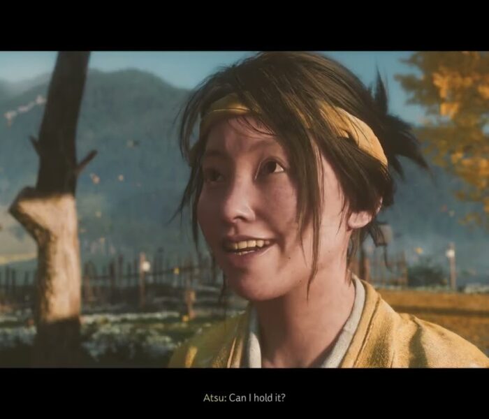 Ghost of Yotei – Prologue: Explore Your Home In The Past and Present: Cut Bamboo Blacksmith Training