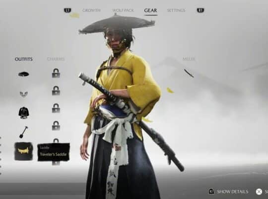 Ghost of Yotei – Prologue: Blessing of The Wolf Appearance Gameplay (Pre Order Bonus Atsu Mask)