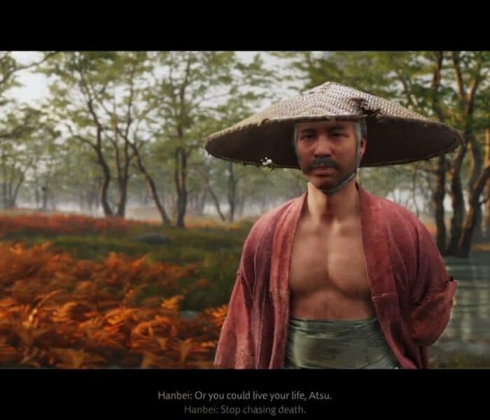 Ghost of Yotei – Shogun of The North: Talk To Hanbei “I Made a Promise To My Family” Cutscene