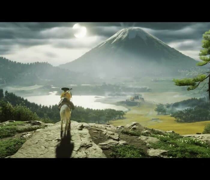 Ghost of Yotei – Prologue: Atsu Rides Horse Into Beautiful Title Sequence | Mount Yotei Cutscene