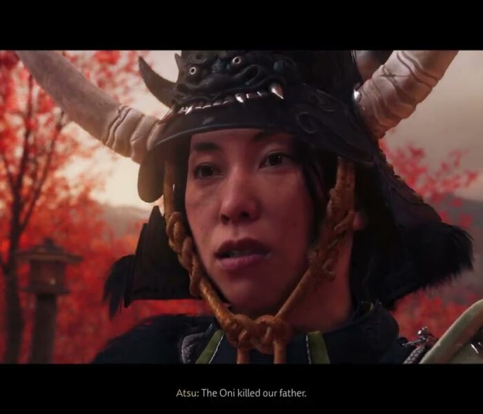 Ghost of Yotei – Belly of The Beast: Meet Jubei Near Ishikari Market: Oni Prisoner Plan Cutscene