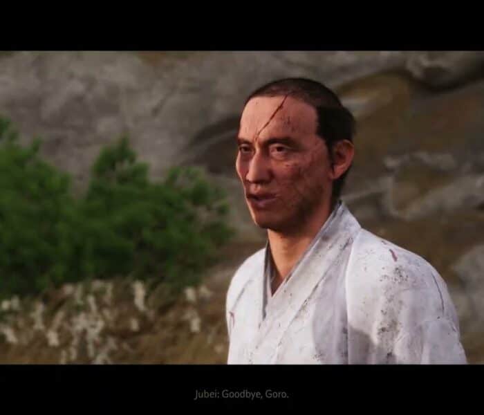 Ghost of Yotei – Twin Wolves, Twin Hearts: Escape with Jubei and Mad Goro Gameplay and Cutscene