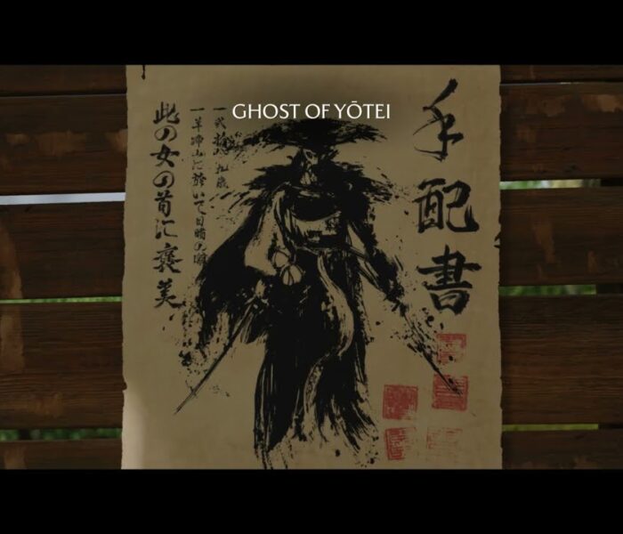 Ghost of Yotei – Twin Wolves, Twin Hearts: “Ghost of Yotei” Poster: Saito Outlaws Hunt Atsu Cutscene
