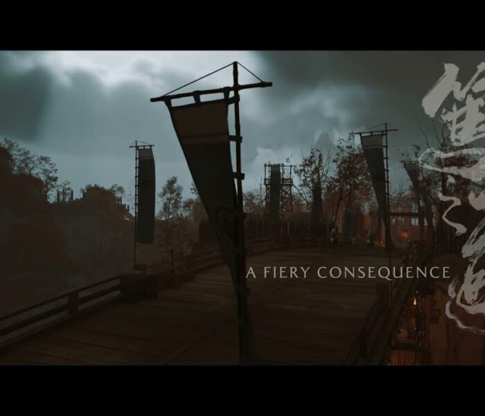 Ghost of Yotei – A Fiery Consequence: Talk To Mad Goro “Wake Up Wet” Find a Way To Free Him Gameplay