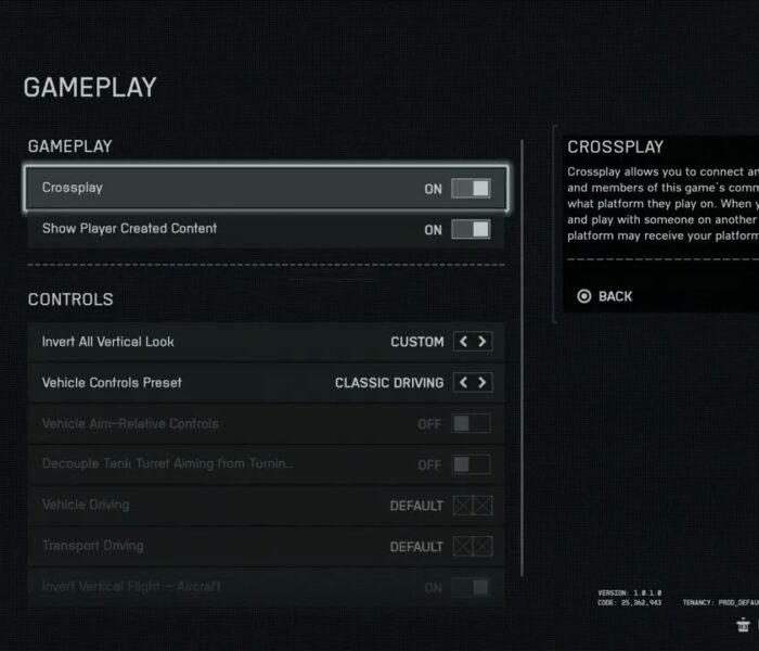 Battlefield 6 – Playstation 5 Initial Set Up: Accessibility | Graphics | Audio | Gameplay | Inputs