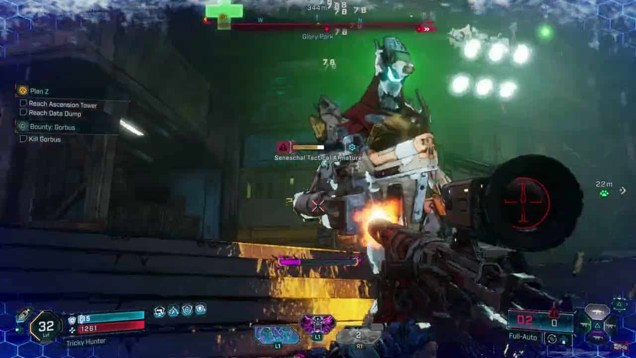 Borderlands 4 – Plan Z: Pick Up Zadra’s Echo Log “A Parting Gift” | Glory Park Combat Gameplay