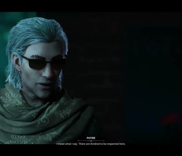 Vampire: The Masquerade – Bloodlines 2 – Taste and Discretion: Return To Haven: Talk With Fabien