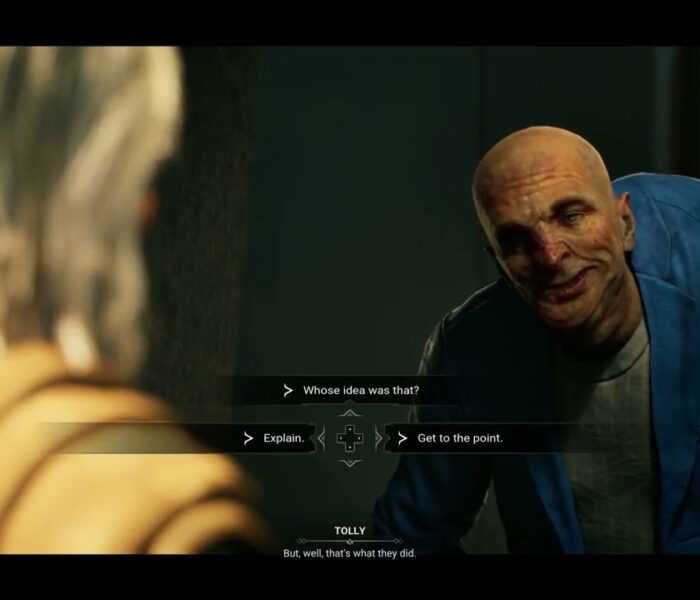 Vampire: The Masquerade – Bloodlines 2 – To Founder On The Lethe: Talk To Tolly at Weaver Tower