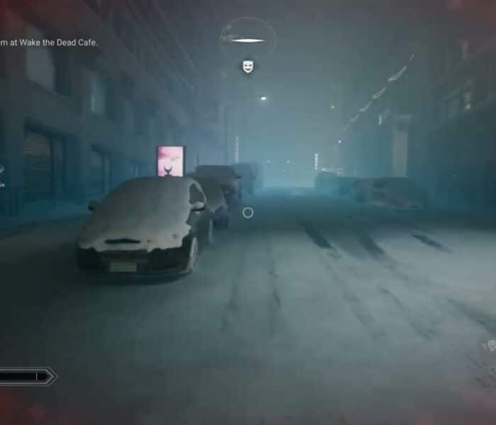 Vampire: The Masquerade – Bloodlines 2 – To Founder On The Lethe: Talk To Safia at Wake Dead Cafe