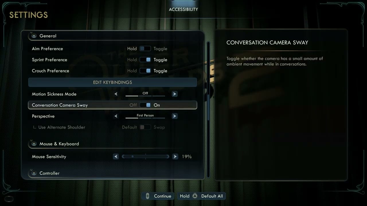 The Outer Worlds 2 – Initial Playstation 5 Set up | Default Settings: General | Controller | UI etc
