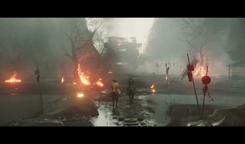 Ghost of Yotei – The Oni: Ride To Matsumae Outpost with Junpei | Theme Song Gameplay Sequence