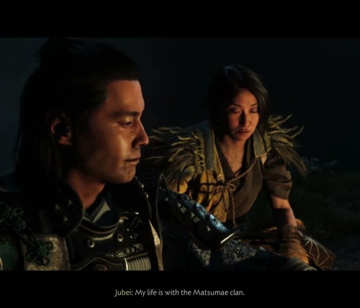 Ghost of Yotei – The Oni: Atsu and Junpei Talk After Sixteen Years Apart “Never Left Ezo” Cutscene