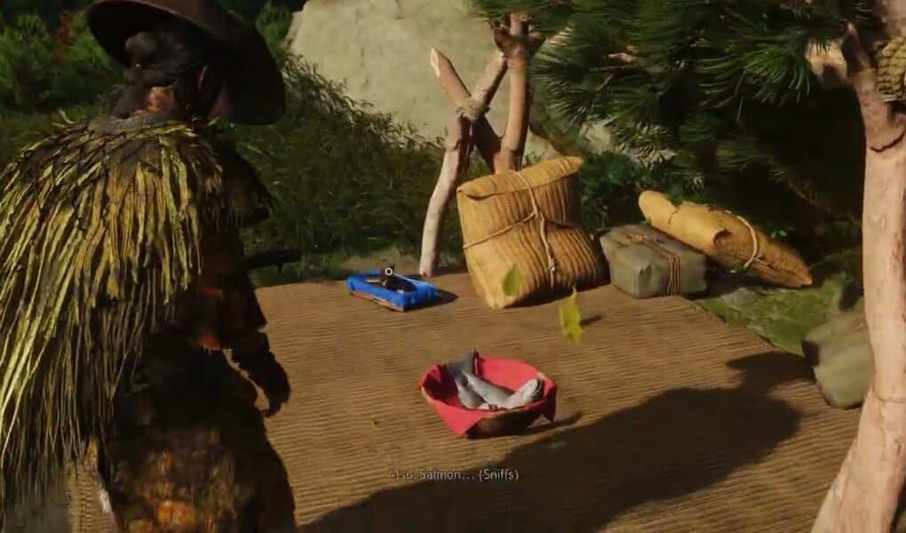 Ghost of Yotei – The Oni: The Road To Ishikari Plain: Find Food In The Oni Raider Camp Gameplay