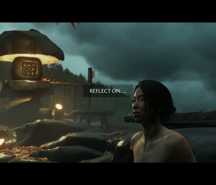 Ghost of Yotei – Chapter 1 Follow Bird To Hidden Cliff Hot Spring In Golden Foothills “Leaving Ezo”