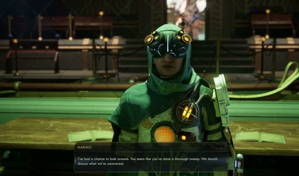 The Outer Worlds 2 – Endpoint’s End: Investigate The Anchorhold Monastery: Talk To Marisol (Chao)