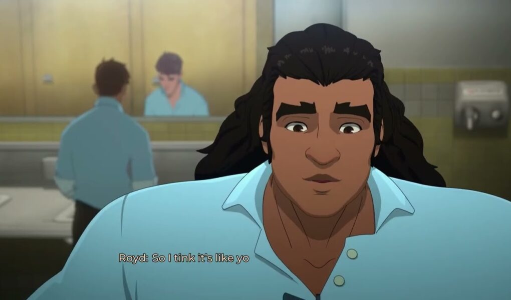 Dispatch – Episode 2 Onboard: Robert Meets Royd at Restroom Stall “Bro Fist” Choice Gameplay