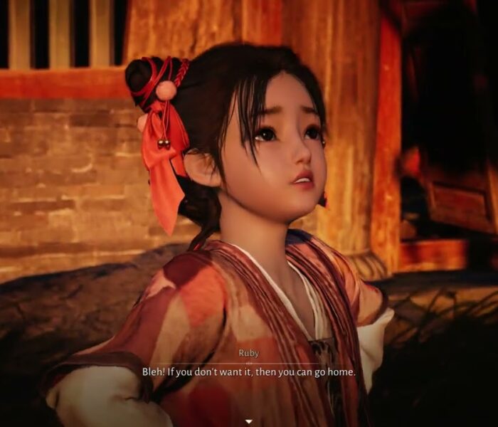 Where Winds Meet – Chapter 1 Shrine In The Wild: Find Ruby: Talk To Beardie Guang Dialogue Gameplay