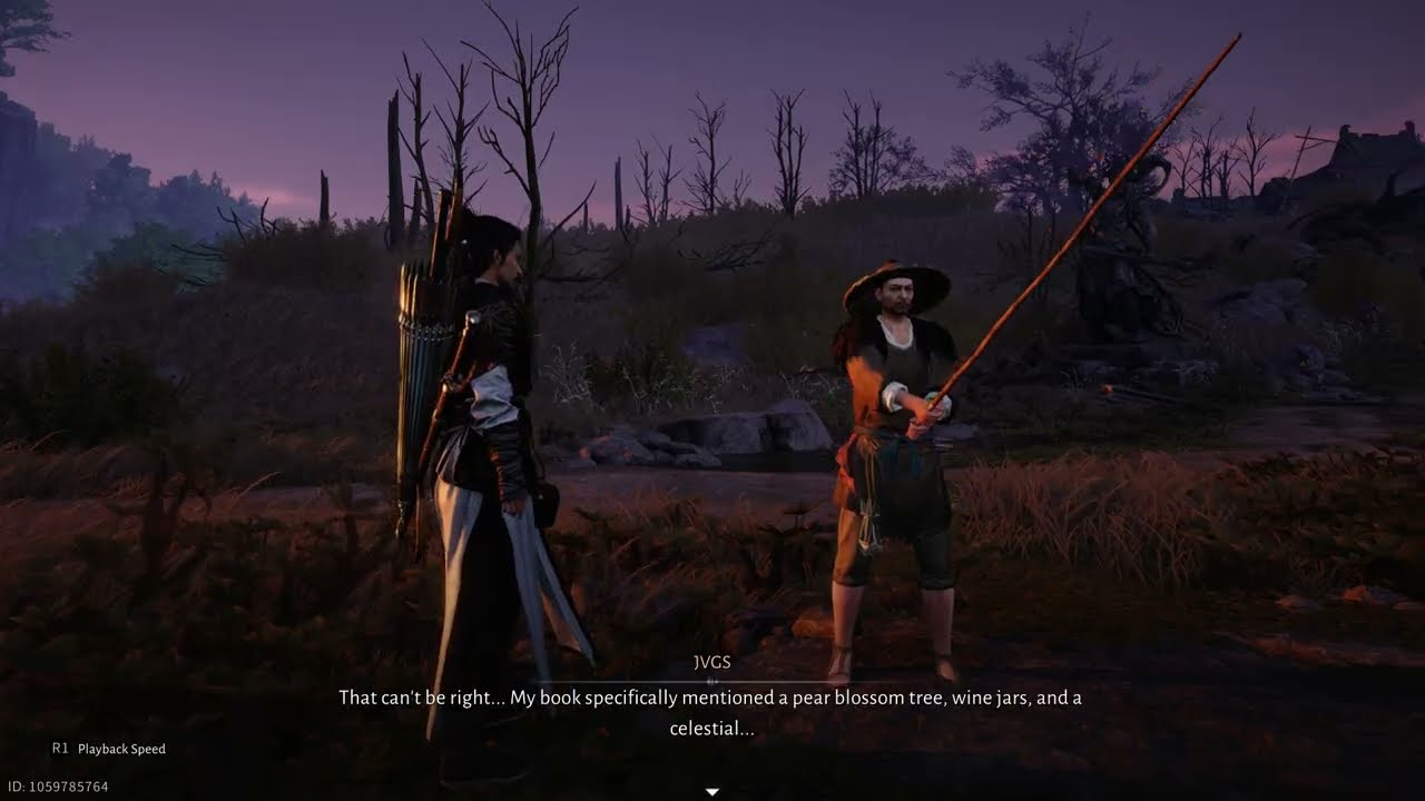 Where Winds Meet – Afterglow: Speak To The Fisherman Qiu Yuehai: Meteor Flight Gameplay Sequence