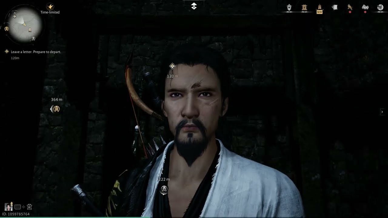 Where Winds Meet – Parting Ways: Dust on The Rhombus Mirror: Write The Letter: Young Master Cutscene