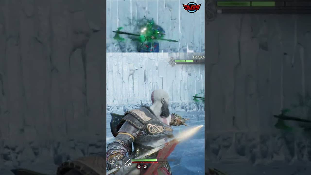 Kratos Vs. The Zealous: Epic Boss Battle On Ice! #shorts