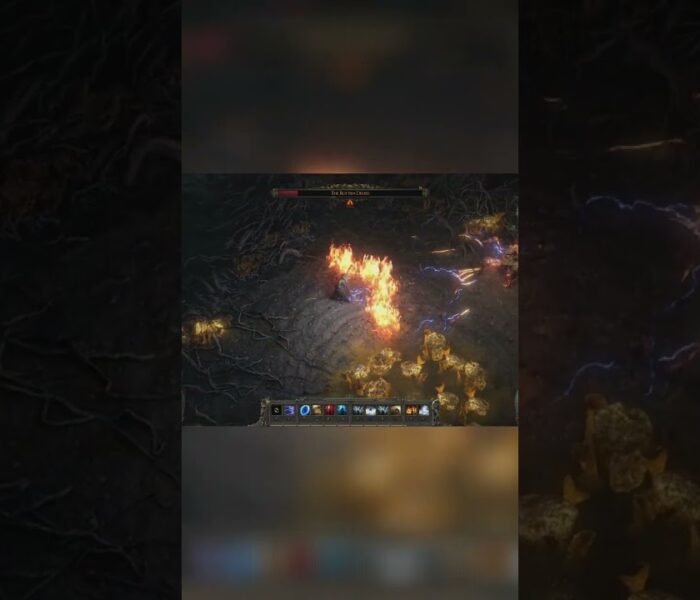 Rotten Druid Boss Fight: Epic Spells & Dodging Attacks! Path of Exile 2 #shorts