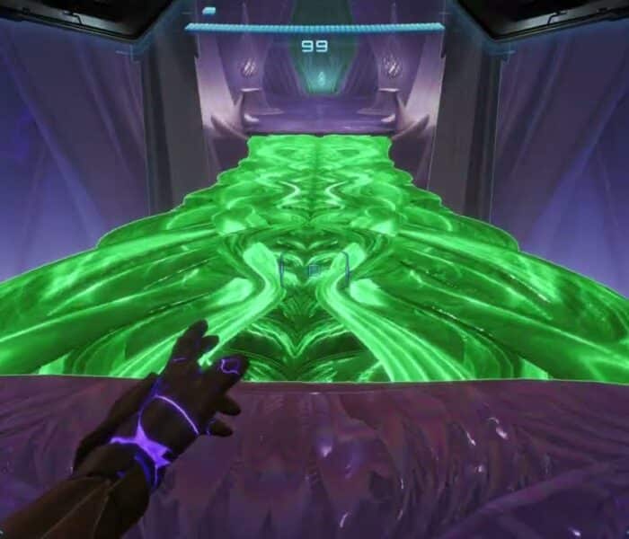 Metroid Prime 4 Beyond – Chrono Tower: Psychic Crystal Tutorial | Psychic Beam and Visor Gameplay