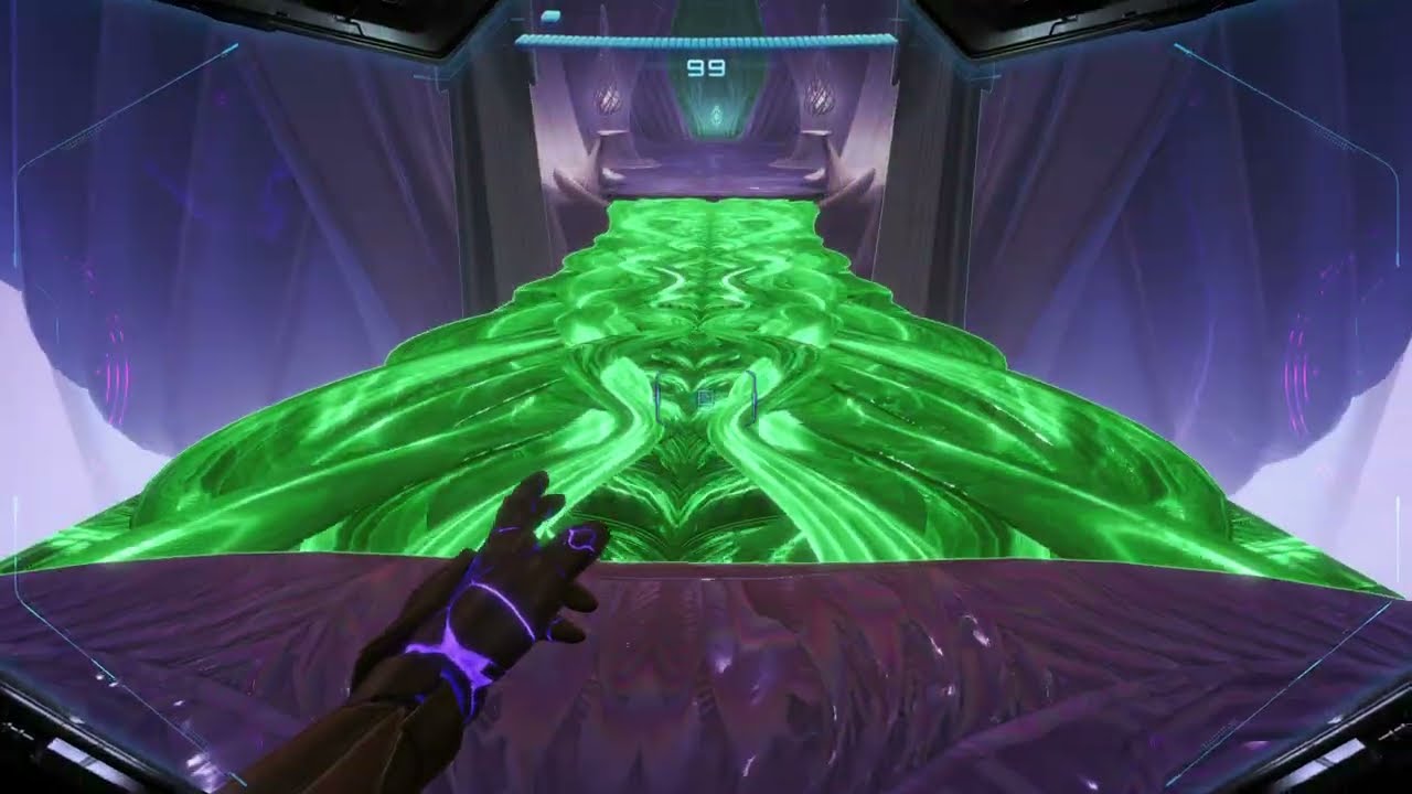 Metroid Prime 4 Beyond – Chrono Tower: Psychic Crystal Tutorial | Psychic Beam and Visor Gameplay