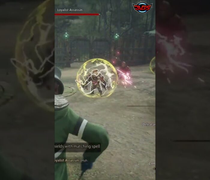 Unleash Powerful Spells: Epic Wizard Battle Against Loyalist Forces! – Hogwarts Legacy #shorts