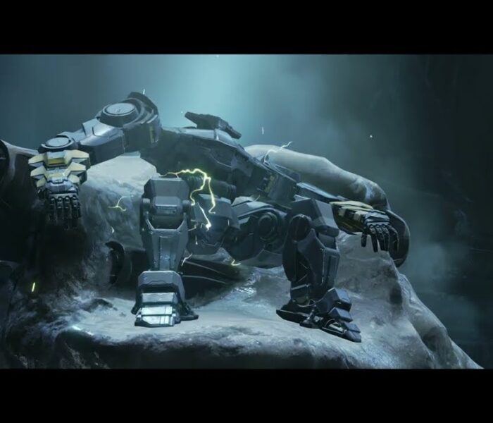 Metroid Prime 4 – Ice Belt: Equipment Storage: Samus Activates VUE 995 Golem Pilot Cutscene Location