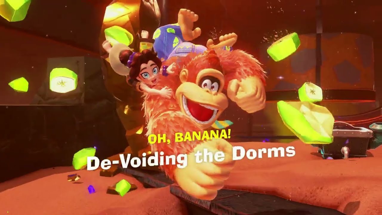 Donkey Kong Bananza – Canyon Layer: Break Void Seal “De Voiding The Dorms” Banandium Gem | Getaway
