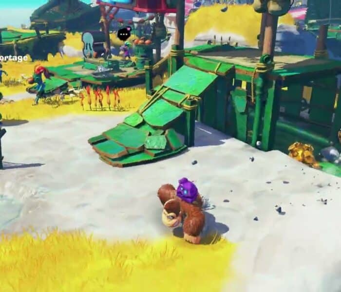 Donkey Kong Bananza – Lagoon Layer SL 101: Collect Balloons & Fossils | Talk To Monkey About Pillars