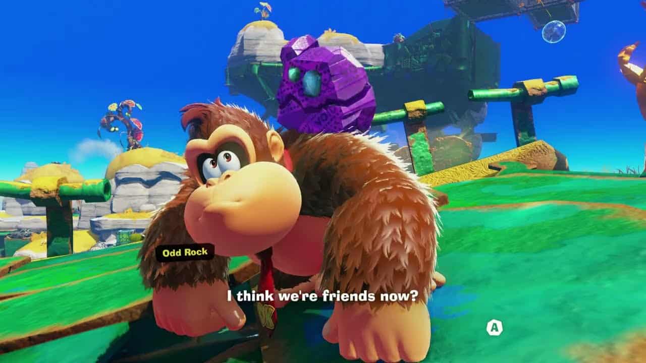 Donkey Kong Bananza – Lagoon Layer SL 101: Talk To Salvager “Our Fishin Village” | Collect Fossils