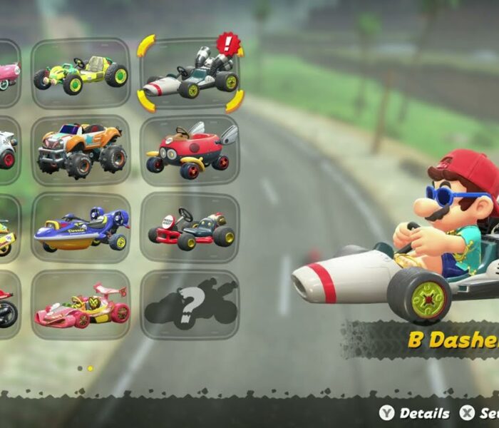 Mario Kart World – Grand Prix Shell Cup 1st Place Cutscene | New Character Lakitu & Vehicle B Dasher