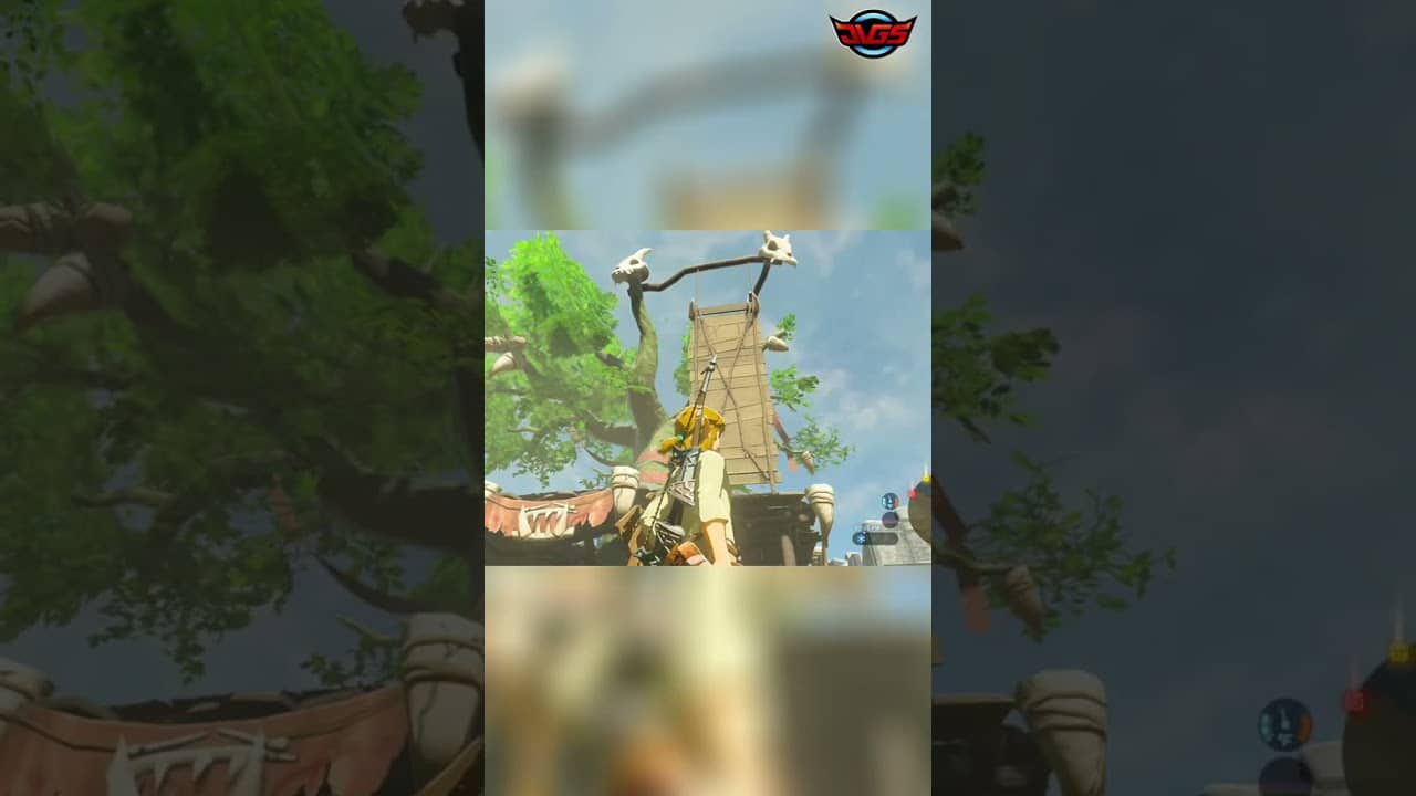 Link’s Stealthy Approach & Fiery Takedown! – The Legend of Zelda: Breath of The Wild #shorts