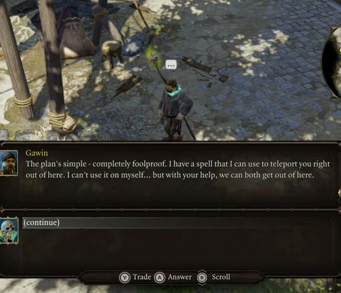 Divinity Original Sin 2 DE – Chapter 2 The Teleporter: Meet Talk To Gawin In Fort Joy Gameplay | NS2