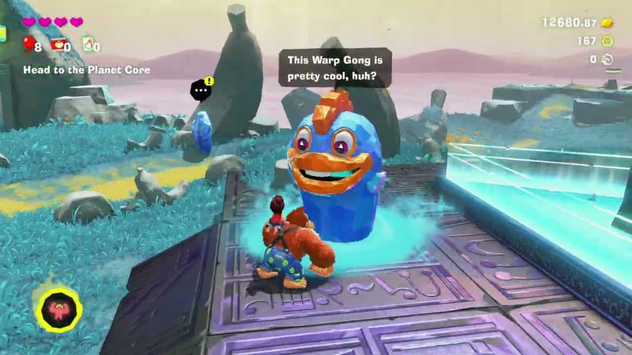 Donkey Kong Bananza – Hilltop Layer: Fractone Village Arrival: Meet Fractone, Stufftone & Styletone