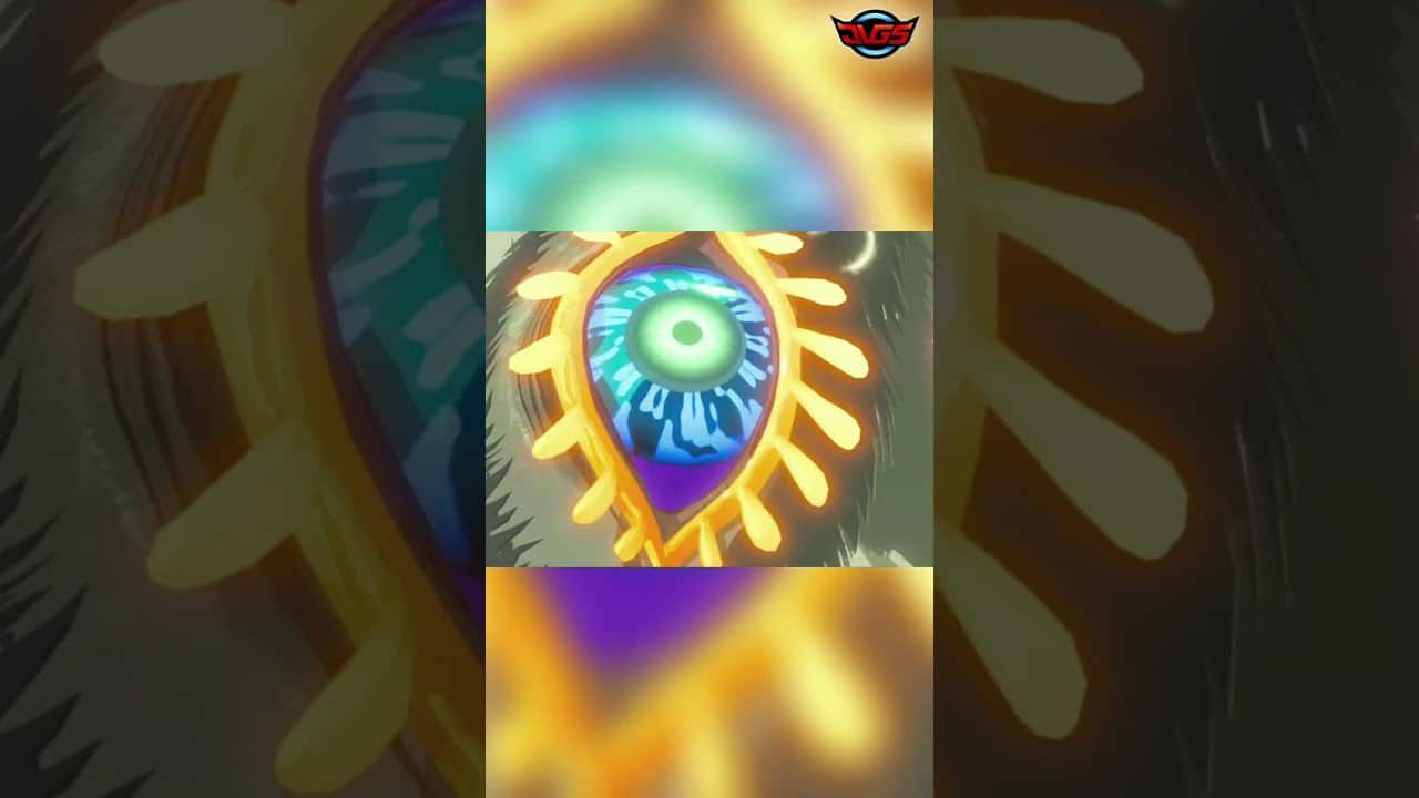 The Legend of Zelda: Tears of The Kingdom – Divine Dragon Awakens: Zelda Dragon Eye Tear! #shorts
