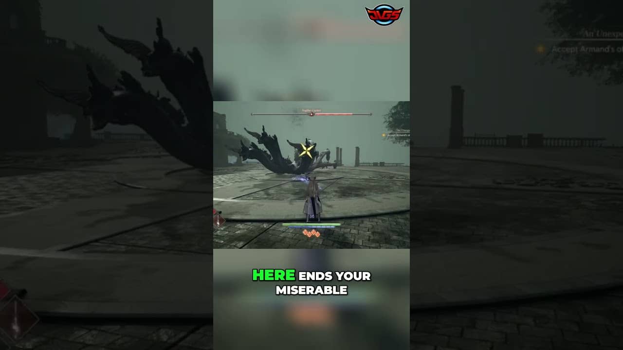 Valkyrie Elysium – OMG!! Giant Sky Monster ATTACKS! Epic Battle Begins! #shorts