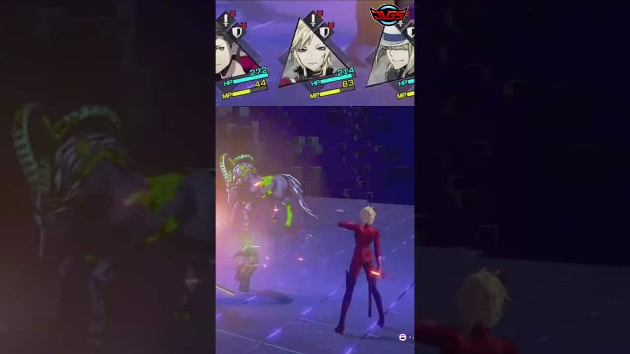 Soul Hackers 2 Is Like Persona OMG!! Epic RPG Battle: Debuffs, Poison & Magic Skills! #shorts