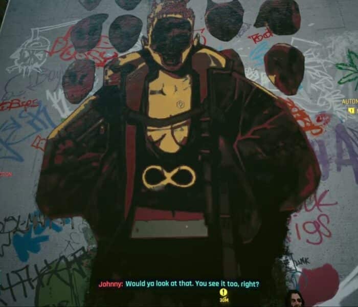 Cyberpunk 2077 – Talk To Johnny Silverhand About “Odd Graffiti” The Magician Tarot Collection | NS2