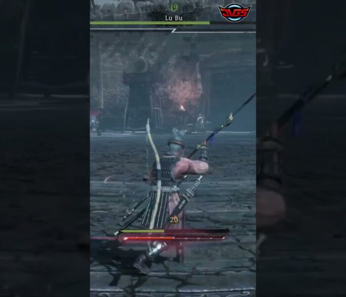 Epic Battle: Player vs. Lu Bu in Intense Melee Combat! #shorts