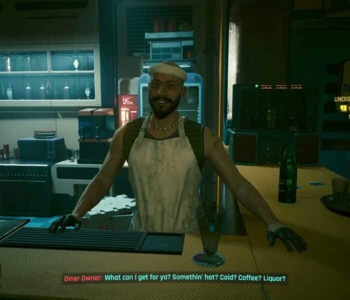 Cyberpunk 2077 – Ezekiel Saw The Wheel: Night, Raining: Talk To The Diner Owner | Kill Thugs | NS2