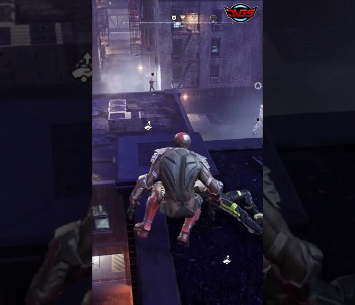 Red Hood’s Gotham Rooftop Hunt: Eliminate Enemies & Steal Modchips! #shorts