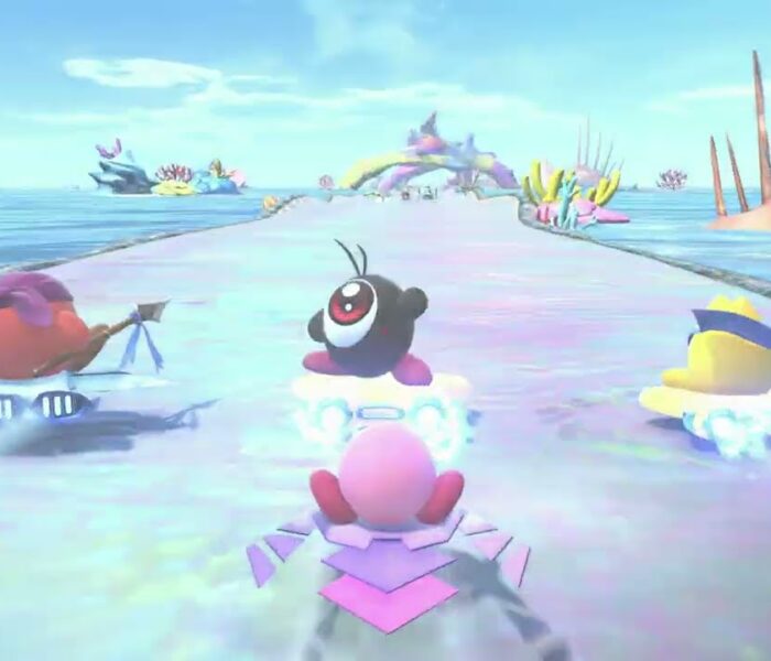 Kirby Air Riders – Road Trip: Reefside Ride Cleared: Wheelie Scooter, Rex Wheelie Defeat Meta Knight